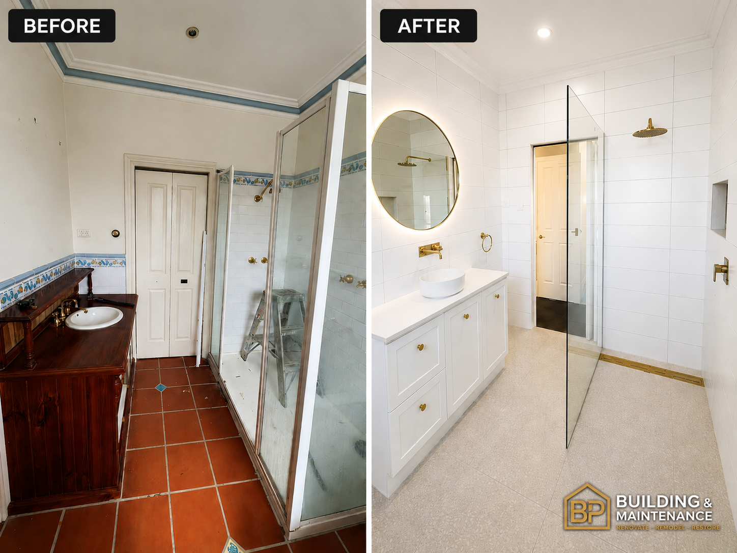 Bathroom renovation - Yarraville