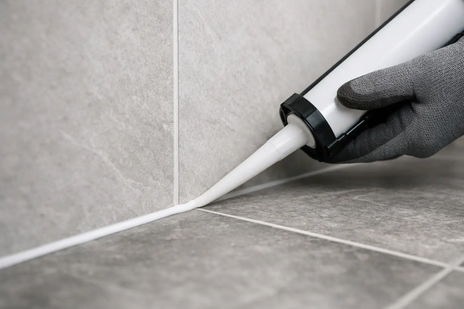 How to Seal Between Wall and Floor Tiles