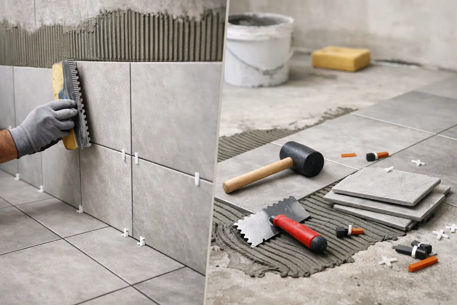 What to Tile First Wall or Floor?