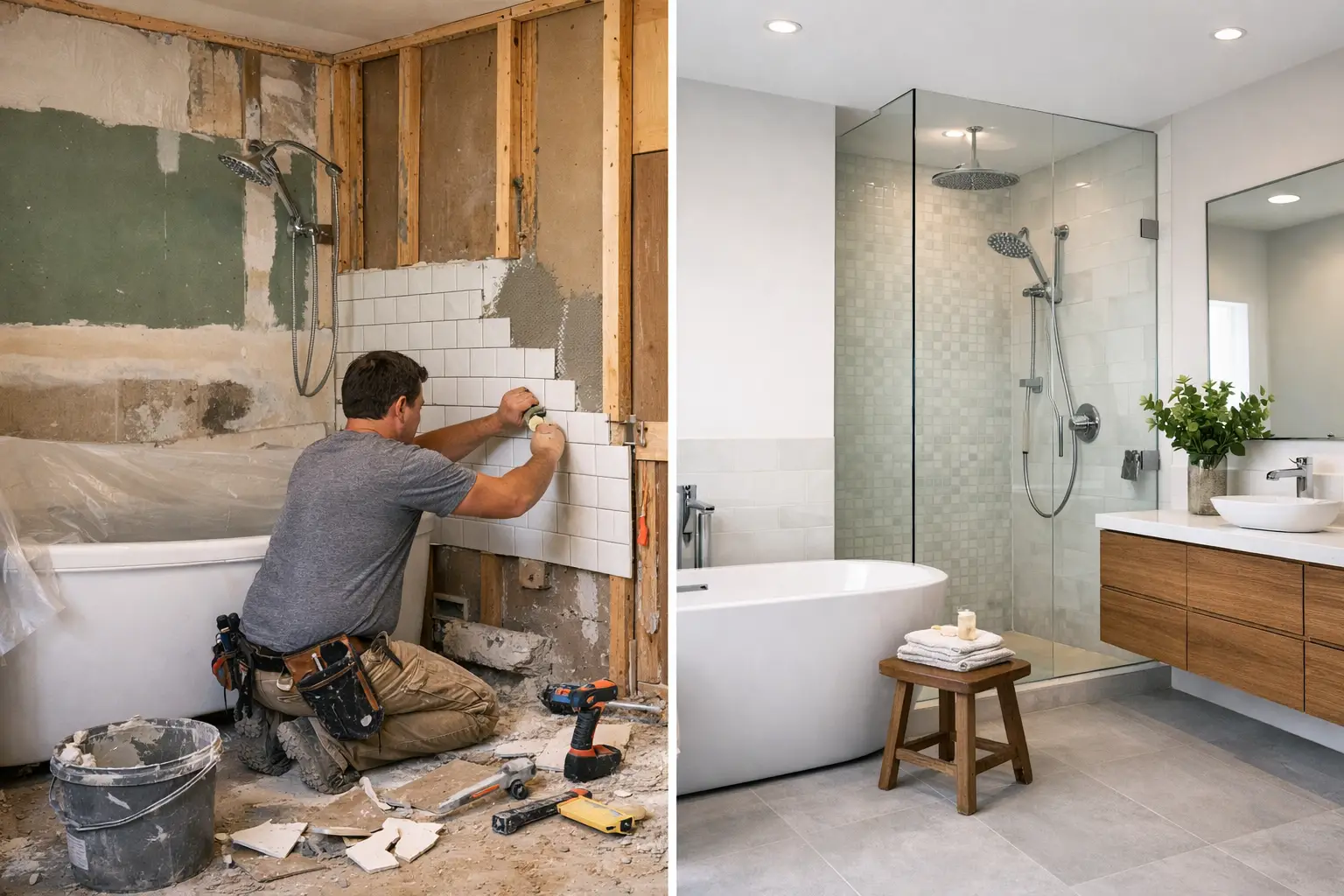 Bathroom Renovation Versus Remodel