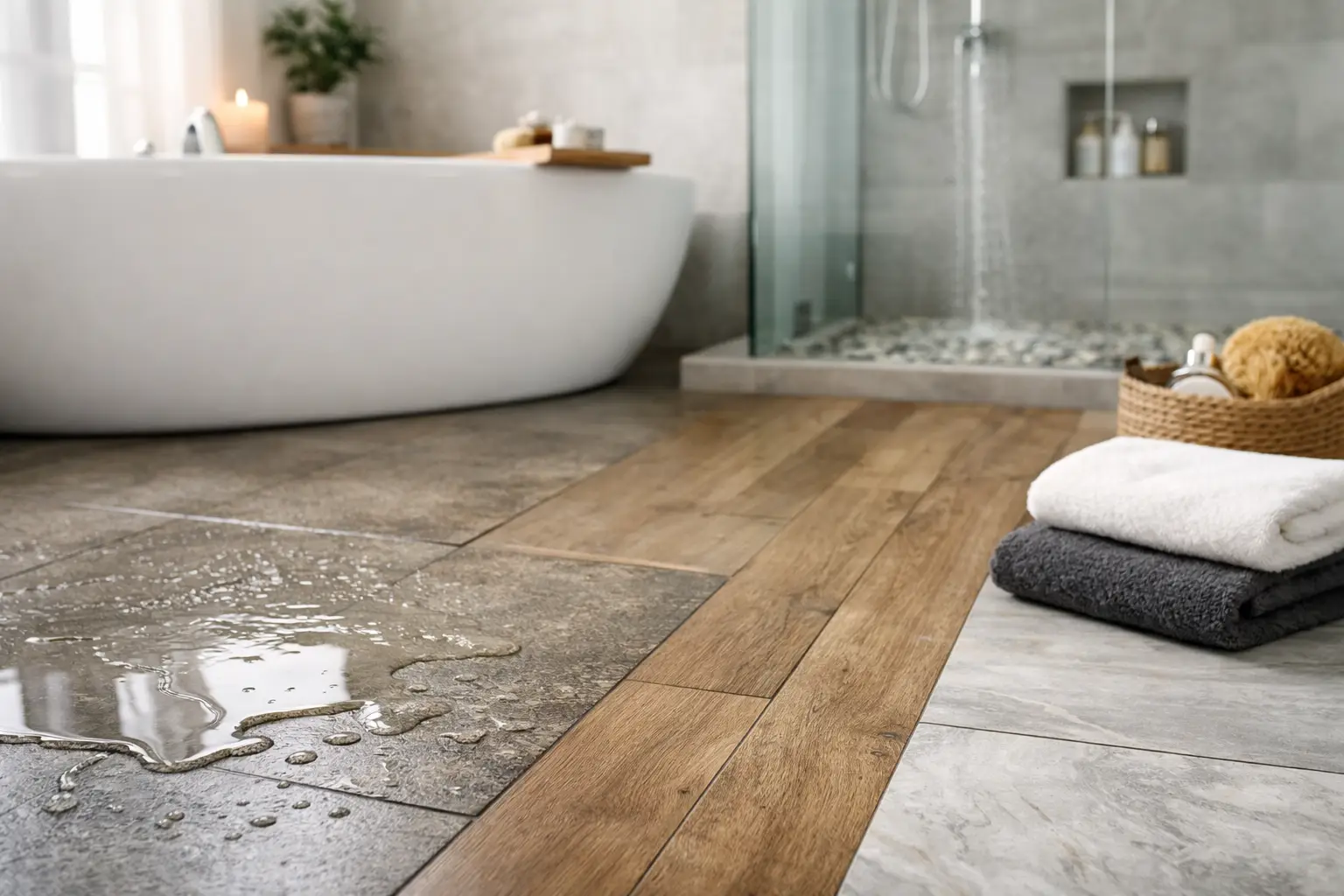 Best Bathroom Flooring for Wet Areas at Home