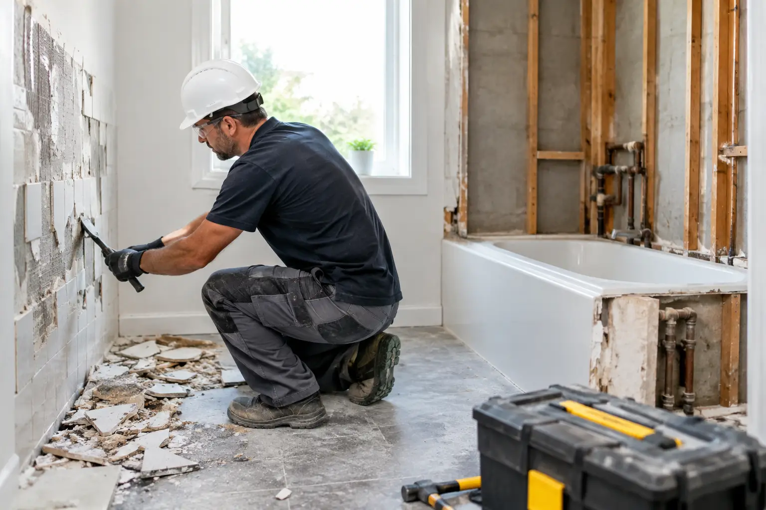 Bathroom Strip Out Process Step by Step