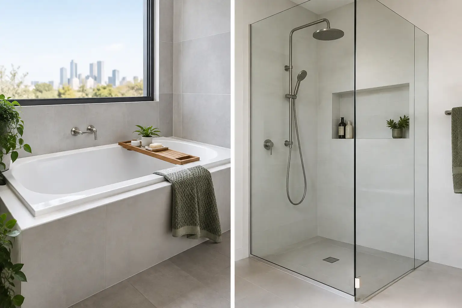 Bathtub Shower Comparison for Melbourne Homes